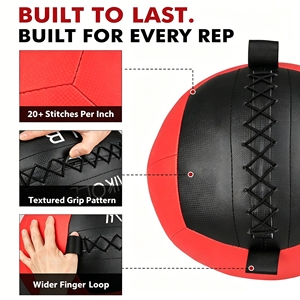Bola de Arena de Hierro Personalizable Antideslizante de 1-12 kg, Bola de Pared Deportiva Profesional de 33 cm para Equilibrio y Entrenamiento Físico - Product Image 5