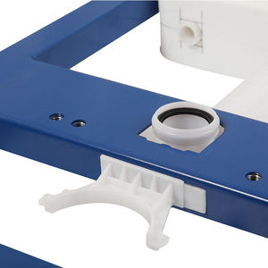 Inodoro suspendido de pared con cisterna oculta de doble descarga, tanque de agua oculto, accesorios sanitarios - Product Image 6