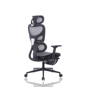 Modern Design Ergonomic Office Chair with Full Mesh Headrest & <b>Footrest</b> Comfortable Office Furniture - Product Image 4