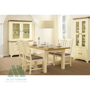 Vente en gros de meubles de maison modernes Tables à manger personnalisables en métal, bois et verre Assemblage facile OEM ODM Services Vietnam - Product Image 4