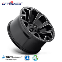 Nouvelles jantes tout-terrain forgées 4x4 de 20-22 pouces 6x135 25 mm pour F-150 Expedition, design concave noir brillant, alliage d'aluminium