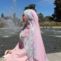 Hijab personnalisé à motif géométrique Paisley, imprimé marocain, motif Boteh persan, en modal imprimé