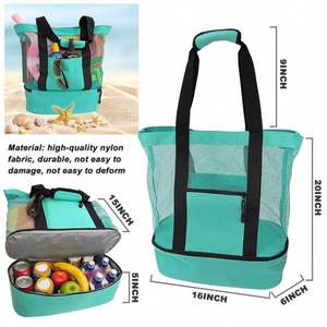 Wholesale Waterproof Insulated Fabric Hanging <b>Storage</b> <b>Bag</b> with Handle Collapsible Beach and Picnic Travel Clothes Organizer - Product Image 4