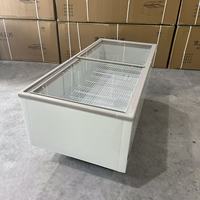 Congélateur horizontal commercial à refroidissement direct en acier inoxydable pas cher pour restaurants et hôtels