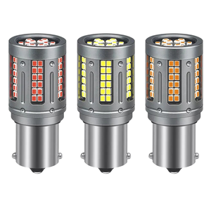 หลอดไฟ LED 12V 24V 2016 84SMD ป้องกันการกระพริบ สีขาวธรรมชาติ ใช้ได้กับรถยนต์ทั่วไป ไฟเลี้ยว ไฟเบรก ความสว่างสูง รุ่น 1156 - Product Image 1