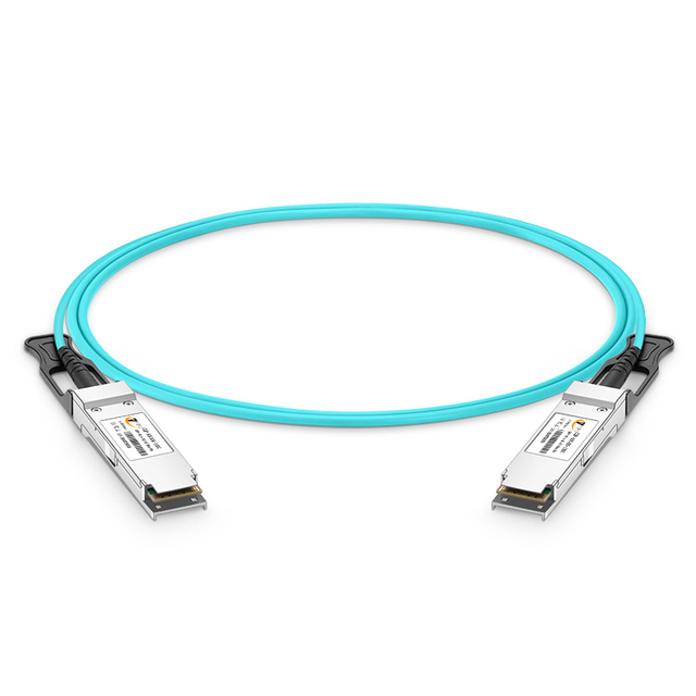 YTOPTO 25G SFP28 AOC 850nm OM3 Fiber Active Optic Cable 1M-100M Length OFNP Jacket 3.0mm Diameter CE/ROHS Certified