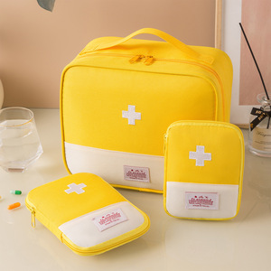 Boîte à médicaments Portable sac médical Portable en tissu Oxford grande capacité sac de rangement de médicaments trousse de premiers soins de voyage à domicile - Product Image 5