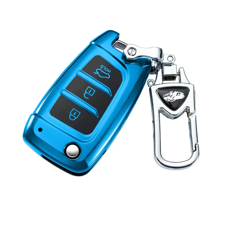 Auto Remote Key Case Cover Schutzhülle Schlüssel anhänger TPU für Hyundai CELESTA ix35 Verna Auto Key chain Folding Shell High-End