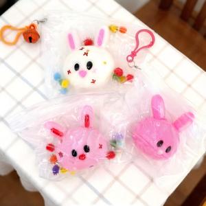 Nouveau jouet <span class=keywords><strong>anti</strong></span>-<span class=keywords><strong>stress</strong></span> en forme de tête de lapin mochi mignon et original, en TPR souple, pour enfants et adultes - Jouet sensoriel <span class=keywords><strong>anti</strong></span>-anxiété - Product Image 1