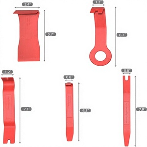 Kit de 5 Herramientas de Plástico y Nylon para Desmontar el Revestimiento del Tablero y Paneles de Puerta de Automóviles - Product Image 3