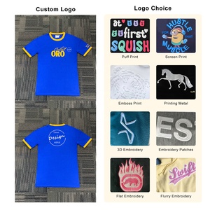 Personalizado de calidad superior nueva moda Patchwork camisetas combinación de colores 100% algodón tela bordado parche Color bloque camiseta - Product Image 3