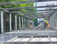 Bâtiments préfabriqués étanches à assemblage rapide, bureaux mobiles de chantier, bâtiments temporaires à 2 étages