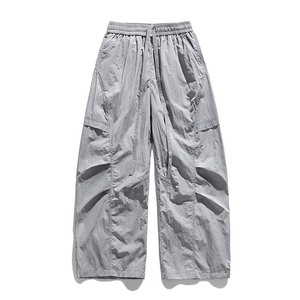 Logo personnalisé salopette d'extérieur hommes lâche droite pantalons décontractés été alpinisme pantalon à séchage rapide américain imperméable - Product Image 3