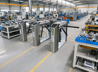 Torniquete Trípode Automático con Lector de Tarjetas RFID, Puerta de Control de Acceso de Acero Inoxidable para Gimnasio, Oficina, Fábrica