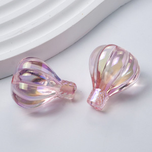 Nouveauté haute couleur translucide électrolytique bricolage ballon à Air chaud perles acryliques pour la fabrication de bijoux Bracelet coque de téléphone chaînes - Product Image 3