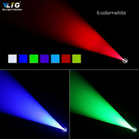 Mini Lyre VLTG 100W, Projecteur Spot Gobo DMX à Tête Mobile pour Boîte de Nuit, Fête, Événement, Bar, Lumière Scénique DJ
