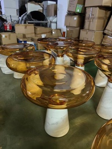 <span class=keywords><strong>Tavolo</strong></span> nordico campana tavolino in vetro e tavolino in marmo sono utilizzati nel <span class=keywords><strong>soggiorno</strong></span> - Product Image 5