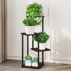 Soporte Metálico de 4 Niveles para Plantas de Interior, Ideal para Esquinas con Múltiples Plantas, Soporte Alto para Plantas de Patio y Jardín - Product Image 2