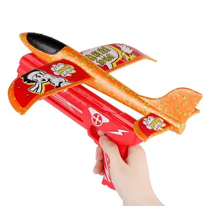 Avión deslizante de espuma para niños, juego de tiro de espuma para niños, juguetes para interiores y exteriores, juguetes para niños