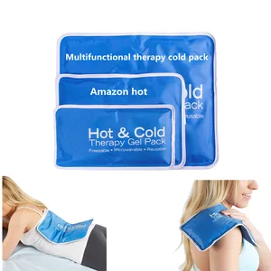 Pacote de gel quente e frio reutilizável, bolsa de ombro, cintura, gelo frio, para dor muscular, dor nas costas, primeiros socorros