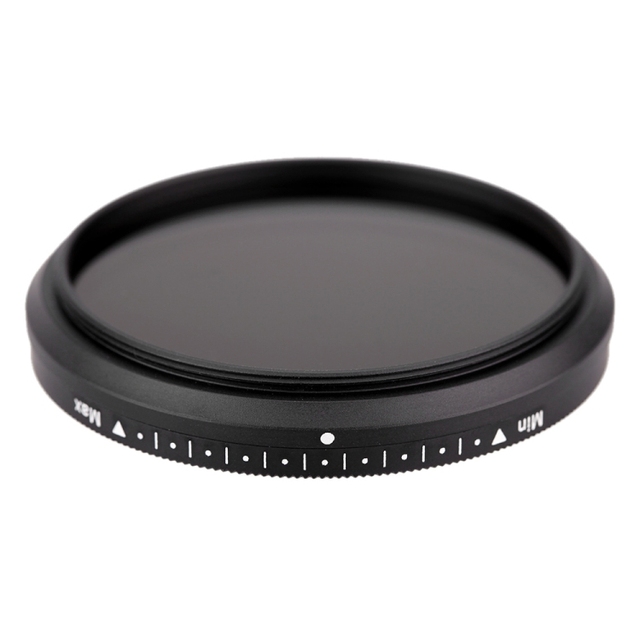 Dropshipping 52mm ND Fader Neutral Density Adjustable Variable Filter ND 2 to ND 400 Filter