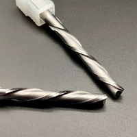 Grewin Tools Fraise à compression monobrin à hélice de 45°, revêtement DLC, HRC55, en carbure, pour routeur CNC et bois, OEM 1 Milling
