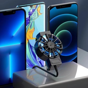 Ventilador refrigerador turbo para teléfono con clip y alimentación USB, radiador portátil de enfriamiento rápido para juegos móviles y transmisiones en vivo - Product Image 4