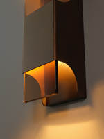 Applique murale LED moderne en laiton Yihao Leclerc Slim avec hauteur réglable pour salon et hôtel