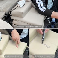 Couvre-accoudoir central LC300 2022-2025, porte-boîte à mouchoirs, protection de console en similicuir pour accessoires Toyota Land Cruiser