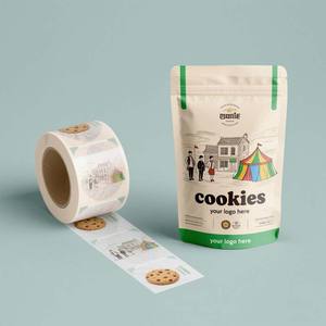 Emballage en plastique de film en rouleau d'usine personnalisable pour les chocolats de collations de sucettes douces avec logo - Product Image 3