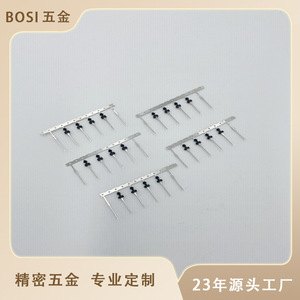 พินเฮดเดอร์ 1 แถว 5 ตำแหน่ง ขั้วต่อสัมผัสทองแดง B-09 - Product Image 5