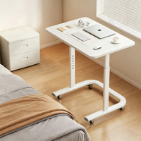 Bureau d'ordinateur portable réglable en hauteur pour chevet, table d'étude simple pour chambre à coucher, poste de travail informatique pour étudiants (vente en gros)