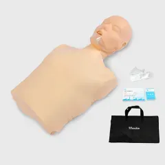Mannequin de formation <span class=keywords><strong>CPR</strong></span> à demi-corps en PVC de haute qualité Chinon CPR100A, électronique simple, conforme ISO9001/ISO14001, pour la science médicale - Product Image 2