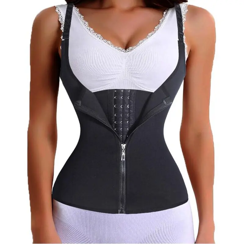 Adjustable Pelangsing Pakaian Dalam Pembentuk Tubuh Pinggang Pelatih Korset Wanita Pelangsing Model Tali Sabuk