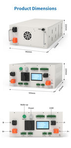 High Voltage Li-ion <b>Batteries</b> Solar Hybrid Power System 20kwh 30kwh 40kwh Energy Storage Lithium <b>Battery</b> Rack-<b>mounted</b> OEM ODM - Product Image 2