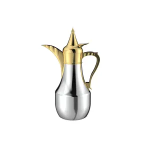 Edelstahl-Wasserkocher Luxus-Thermos-Vakuumflasche Kaffee Dallah arabischer Topf