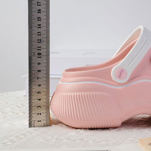 Chaussons de plage en EVA pour femmes, très vendus, chaussures de jardin douces avec <span class=keywords><strong>talon</strong></span> haut, respirantes, sabots de plage d'été pour femmes - Product Image 6