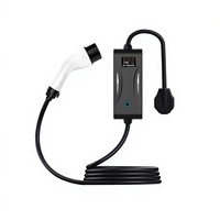 Chargeur EV portable AC 3,5 kW/7 kW Type 1 Type 2 intelligent avec minuterie WiFi réglable IP65, nouvelle garantie de 2 ans, pour voiture et maison