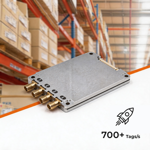 Module de lecture multi-tags Impinj E710 UHF RFID 4 ports U84, 700+ tags/s, inventaire rapide, en alliage d'aluminium, 25m+, pour entrepôt intelligent - Product Image 1