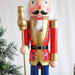 Wholesale Customize Handcraft 90cm 3ft Wooden <b>Nutcracker</b> Ornaments for <b>Outdoor</b> Christmas Decoration - Product Image 5