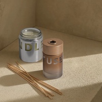 Ensemble cadeau diffuseur de parfum personnalisé luxueux et unique, flacon en verre, ensemble de parfum avec boîtes d'emballage et couvercle en bois, vente en gros
