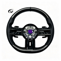 Volant de direction en fibre de carbone véritable personnalisé de luxe, adapté aux modèles Mercedes 809P W223 W205 GLE, directement du fabricant
