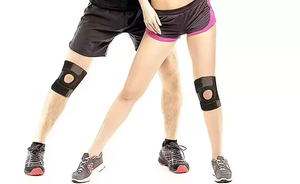 Genouillères ajustables en néoprène pour le sport, bande élastique unisexe pour le fitness, bande de protection respirante et support - Product Image 6