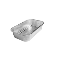 Barquette de cuisson en aluminium pour avion avec couvercles