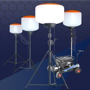 Projecteur LED sur trépied rotatif à 360° de 60W, 500W, 1400W, indice de protection IP54, pour utilisation en extérieur sur chantiers de construction, avec garantie de 5 ans - Product Image 3