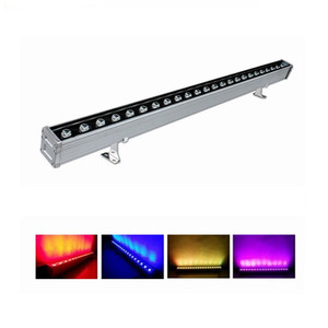 ไฟส่องผนังคุณภาพสูงสำหรับภายนอกอาคาร DMX512 RGB สำหรับภายในอาคาร Bar Rgbw Ip67 Ip65 24W 36W 48w ไฟล้างผนังแบบเส้นตรง ไฟ LED Wall Washer - Product Image 2