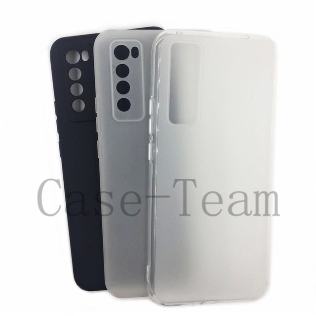Manufacturer Wholesale Matte TPU Cases Soft Frosted Back Cover Silicone Mobile Phone Case for Huawei Nova 7 Pro Black