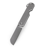 Titanium Veiligheid Cutter Silver Industriële Pouch Commerciële Mes Handvat Fabriek Vaste Mes Messen Chinese Voor Industriële