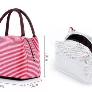 Fashion Cooler <b>Lunch</b> <b>Box</b> Portable <b>Insulated</b> Canvas <b>Lunch</b> Bag Thermal Food Picnic Tote Cooler Bag <b>Lunch</b> Bags for Women Kids - Product Image 5