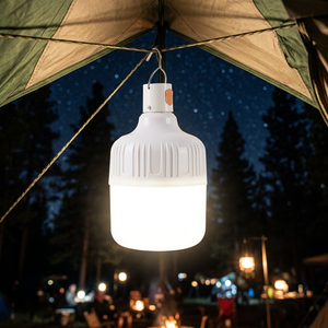 ไฟฉุกเฉินในร่มและกลางแจ้งแบบพกพา ชาร์จ USB ได้ หลอดไฟ LED 60W โคมไฟกลางคืน ลดราคาพิเศษ - Product Image 1